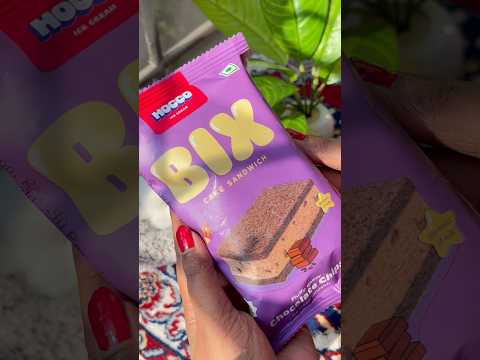 Hocco Bix Cake Sandwich | Chocolate Icecream Sandwich 🍫😋 #icecreamcake  #shorts #icecreamsandwich