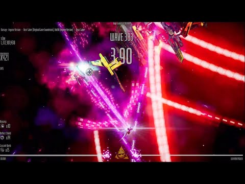 Beat Hazard 3 Boss Rush World Record (Seizure Warning!)