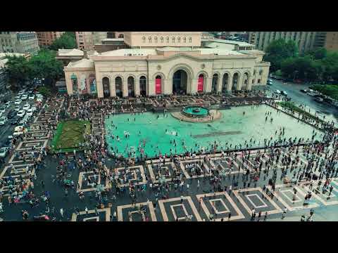 Water festival VARDAVAR (Վարդավառ) 2024 in Republic Square, Yerevan, Armenia
