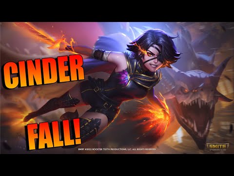 CINDER FALL FROM RWBY COMES TO SMITE! SICK SWORD! - Masters Ranked Duel - SMITE