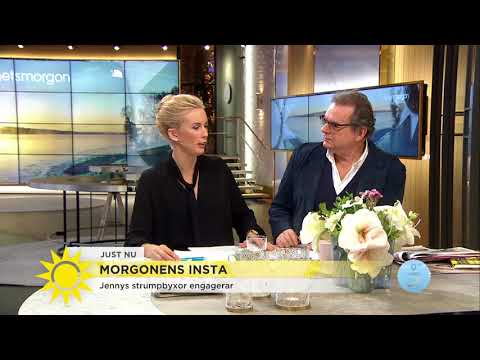 Jennys strumpbyxor engagerar - Nyhetsmorgon (TV4)