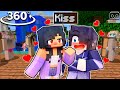😍 APHMAU kissed ZANE in Minecraft 360° !