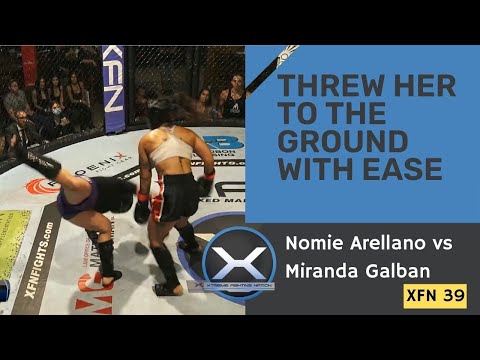 XFN 39 - Nomie Arellano vs Miranda Galban - 125 pound Muay Thai Bout