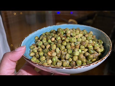 Fried garlic & Chilli Matar Fiji Style | Fried Peas | quick easy snack recipe