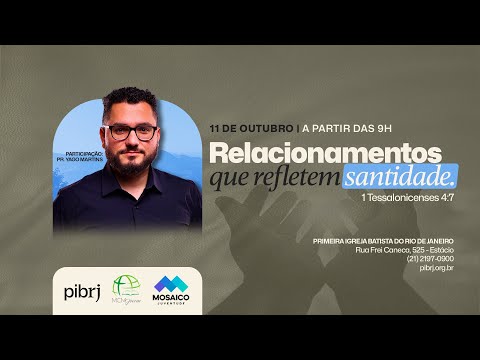 PIBRJ Culto • Juventude Mosaico • 11/10/2025 | Pr. Yago Martins