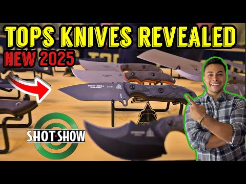 TOPS Knives Revealed! NEW Prototypes & Long-Awaited Releases | SHOT Show 2025