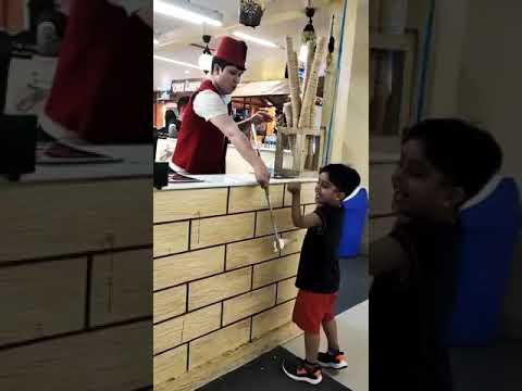 Turkish Ice-cream trick ll Aryan's reaction 😆