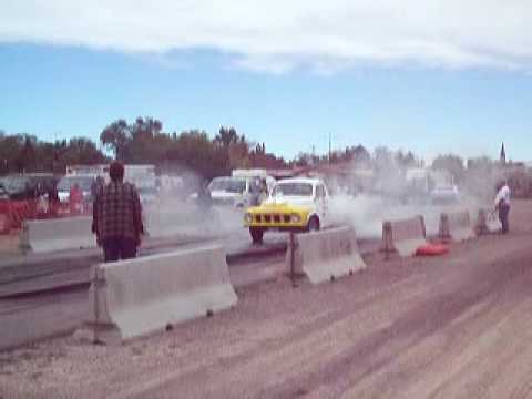 Castleford car show 2010 Burnout first day Studebaker