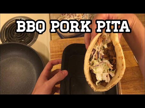 Why I used a Pita for my BBQ Sandwich.