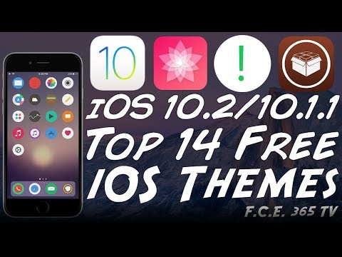 Top 14 Free Themes For iOS 10.2 / 10.1.1 Jailbreak (Yalu) Video
