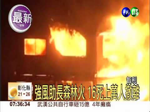 智利森林燒野火 五百棟民宅全毀