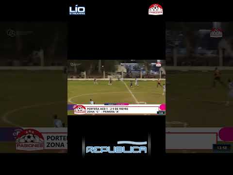 9 de Freyre se quedó con el clásico ante Porteña ACD ⚽