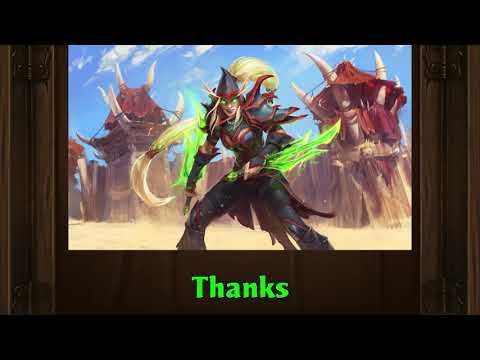 Hearthstone - Gladiator Valeera [Basic Voice Lines]