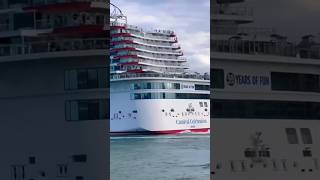 🌊😱THREE GIANT SHIPS 🔥#trending #cruiseship  #viewersloverviews