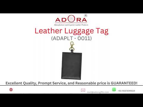 Leather Tags For Bags, Packaging Type: Packet, Size: 14 X 50 Mm at Rs 6.75  in Vellore
