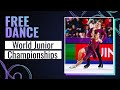 Free Dance ISU World Junior Figure Skating Championships Debrecen 2025 WorldJFigure