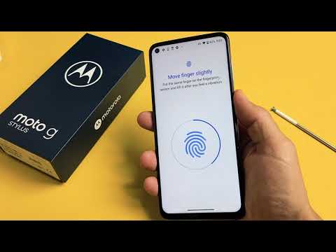 Moto G Stylus: How to Setup/Add FingerPrint Unlock Password