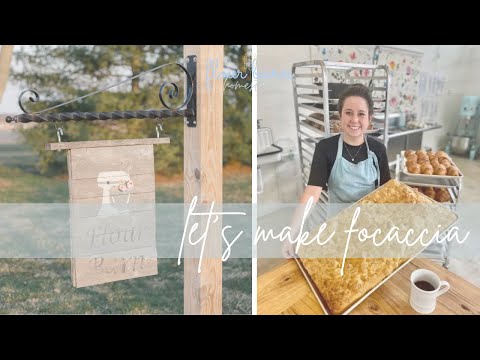 From Scratch Focaccia Recipe - Join our Focaccia class at The Flour Barn Bakery!