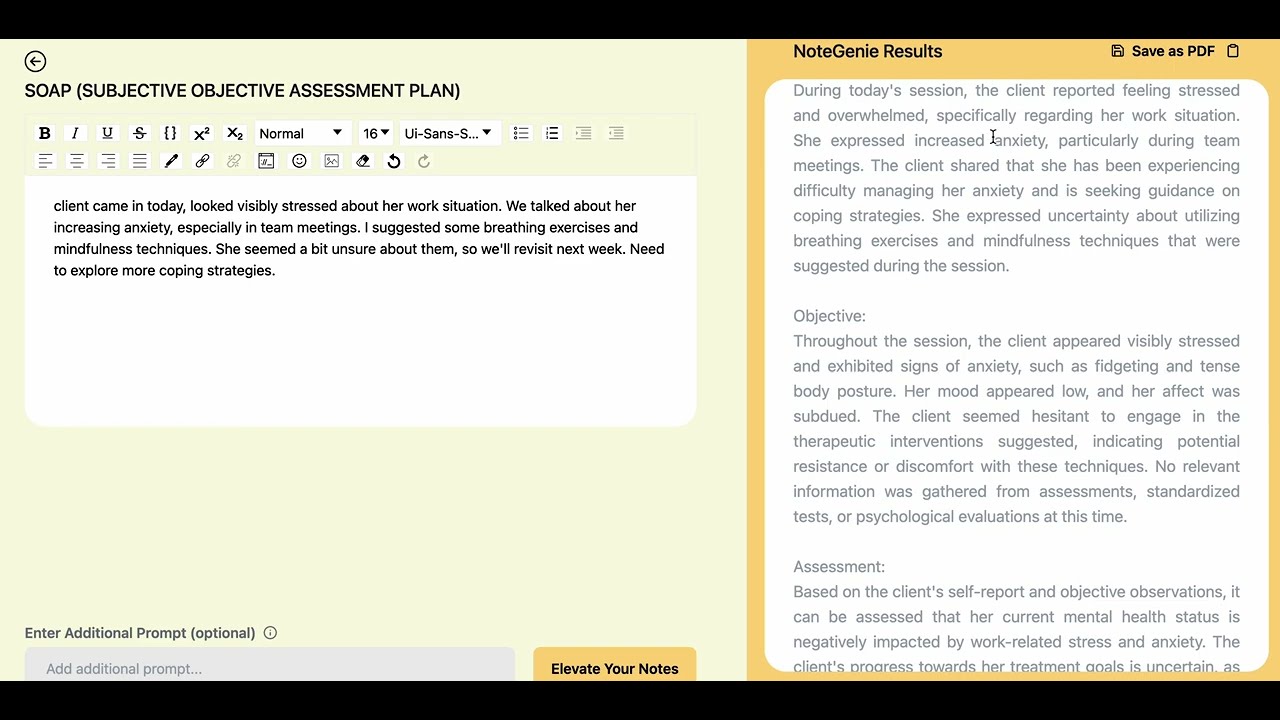 Note Genie- Creating your first note: Step-by-Step Guide