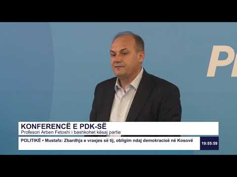 KONFERENCË E PDK-SË - Profesori Arben Fetoshi i bashkohet kësaj partie