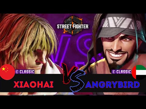 SF6 👊 XIAOHAI (Ken) vs ANGRYBIRD (Rashid) 👊 Replay Match - Street Fighter 6