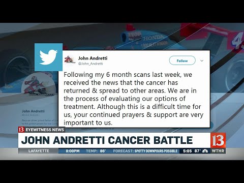 John Andretti announces cancer has returned