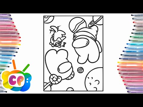 Among us Coloring Pages/ Among in space/ Among us / RetroVision - Puzzle [NCS Release]