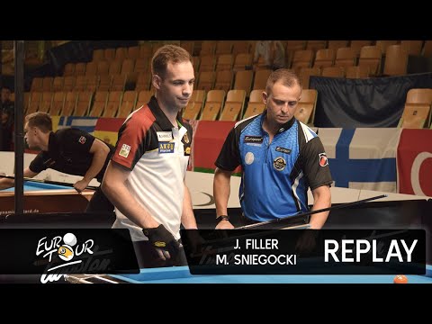 Eurotour LASKO Open - Last 32 :  FILLER Joshua (GER) vs SNIEGOCKI Mateusz (POL)