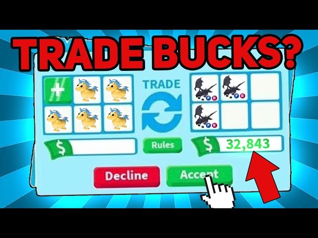 How To Trade Money In Adopt Me