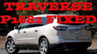 Fixing P1682, traction control and ABS going off,  2013- 2014 Chevy Traverse, fuse box replace