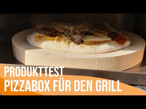 Test: Pizzabox mit Pizzastein für den Grill | Produkttest von Tobias