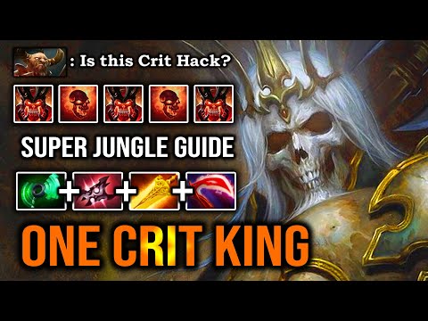 THE ONE CRIT KING Super Jungle Guide with Arcana Armlet WK Deleted Centaur Like a Creep IMBA DotA 2