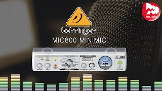 Video thumbnail for Предусилитель BEHRINGER MIC800 MINIMIC by PopMusicRu