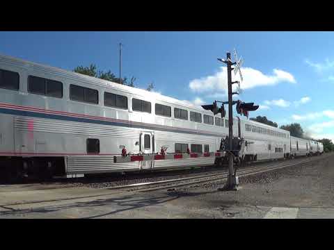 Shave and a Haircut and Wave from Left-Hand-Running Amtrak
