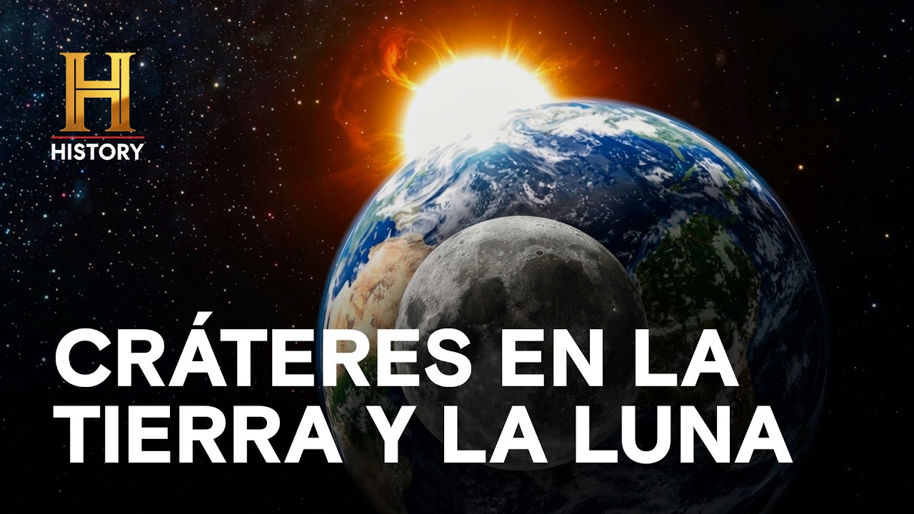 CRÁTERES EN LA TIERRA Y LA LUNA  - CIVILIZACIÓN PERDIDA