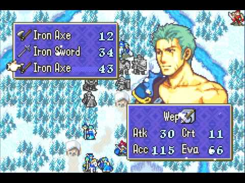 Fire Emblem: Sword of Seals w/ Commentary Part 48 - Snowy Shit