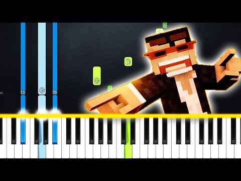 CaptainSparklez - Revenge (Minecraft) (Piano Tutorial) By MUSICHELP