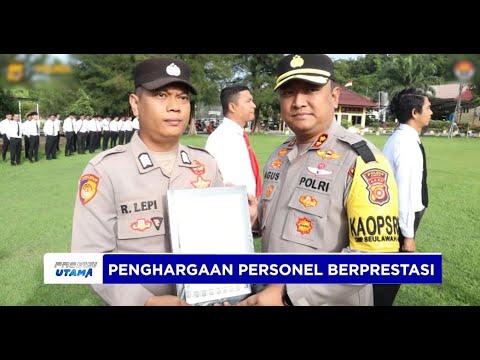 POLRES ACEH BARAT DAYA BERIKAN PENGHARGAAN PERSONEL BERPRESTASI