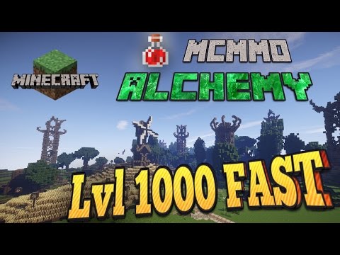 POWER LEVELING Alchemy - MCMMO Minecraft