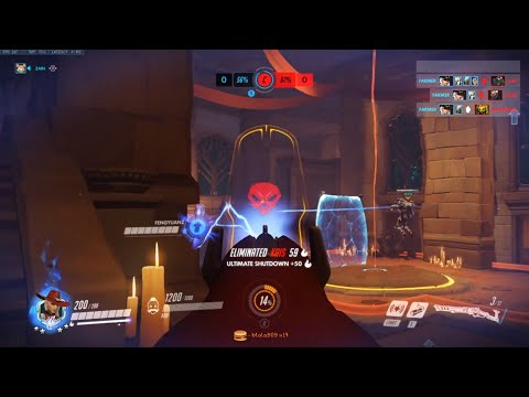 Overwatch Dafran Playing Ashe Like F.cking Human Aimbot