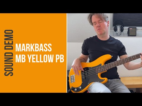 Демонстрация звучания бас-гитары Markbass MB Yellow PB