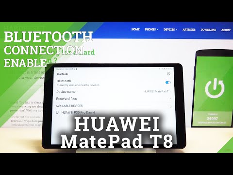 How to Connect Bluetooth Device in HUAWEI MatePad T8 – Connect via Bluetooth