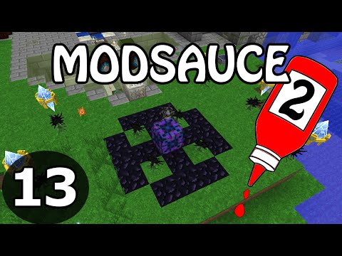 Modsauce 2 #13 - Botania automation, terra steel, and botanical enchanting