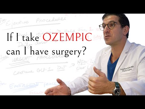 Ozempic, Weight Loss and Plastic Surgery — Dr. Jonathan Zelken