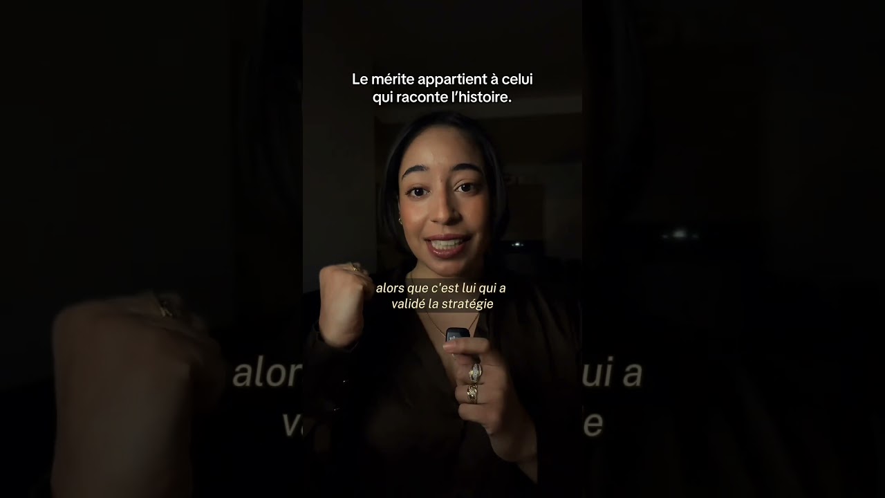 Le biais d’auto attribution : pourquoi ton boss vole ton travail #entreprise #carrière