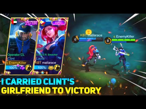 I Carried Clint’s Girlfriend To Victory 😂 | MLBB