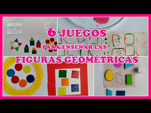 Part of a video titled 6 JUEGOS PARA ENSEÑAR LAS FIGURAS GEOMÉTRICAS - YouTube