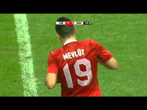 Turkey 1-1 Denmark - Mevlut Erdinc scores for hosts