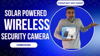 Cheap Amazon Product Unboxing: Vizziuuy Solar Powered Camera