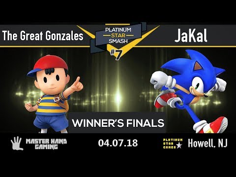 Platinum Star Smash 7 - The Great Gonzales (Ness, ROB) vs JaKal (Sonic) - Winner's Finals